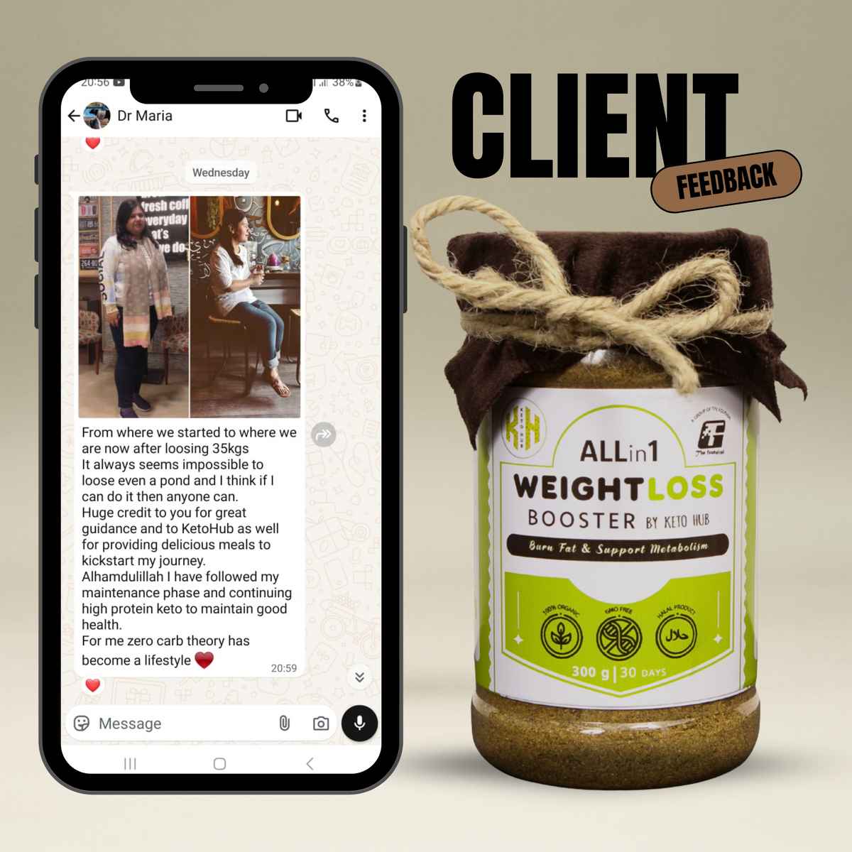 Natural Fat Burner | Hormonal & Digestive Support Powder